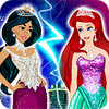 Jasmine vs. Ariel Fashion Battle игра