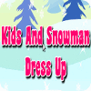 Kids And Snowman Dress Up игра