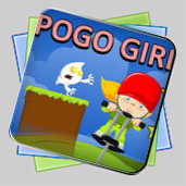 PoGo Stick Girl! игра PoGo Stick Girl! игра