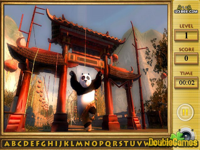 Free Download Kung Fu Panda 2 Find the Alphabets Screenshot 1