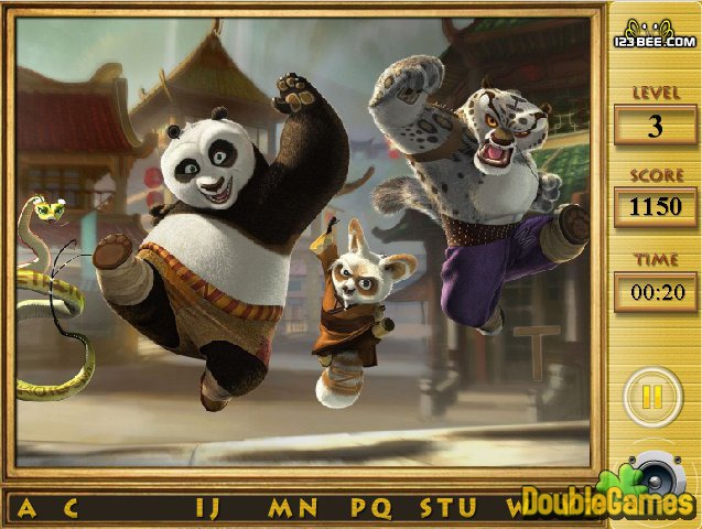 Free Download Kung Fu Panda 2 Find the Alphabets Screenshot 3