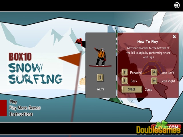 Free Download Snow Surfing Screenshot 1
