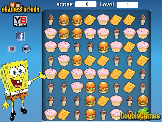 Free Download Sponge Bob Food Match Screenshot 1